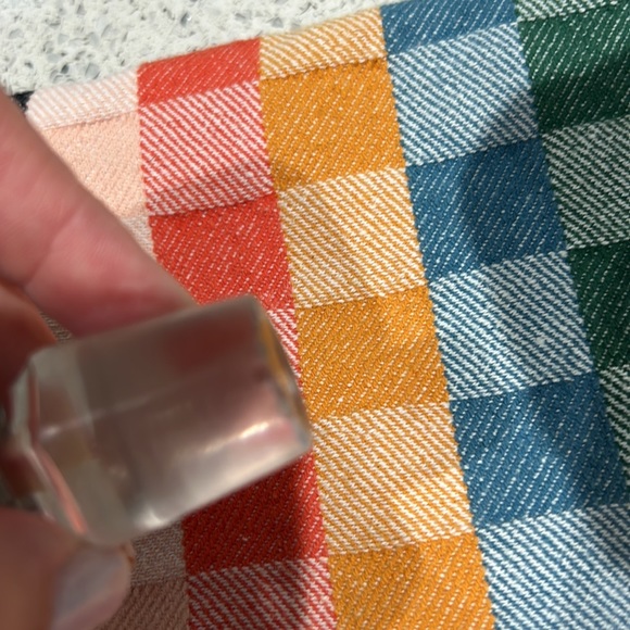 Square Cut Crystal Whiskey Decanter w/Round Cut Crystal Stopper - Picture 6 of 8